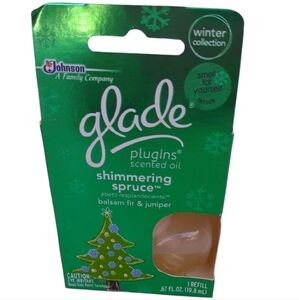 NEW Glade Shimmering Spruce Scented Oil Refill